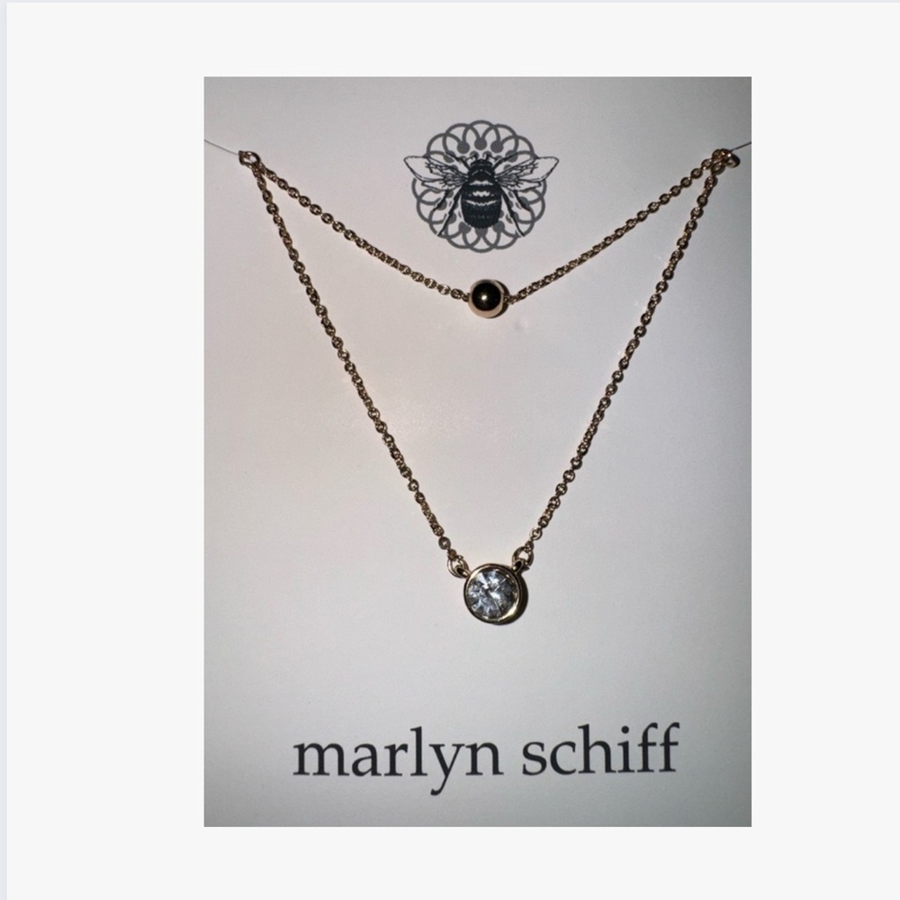 Marlyn Schiff Double Layered Necklace